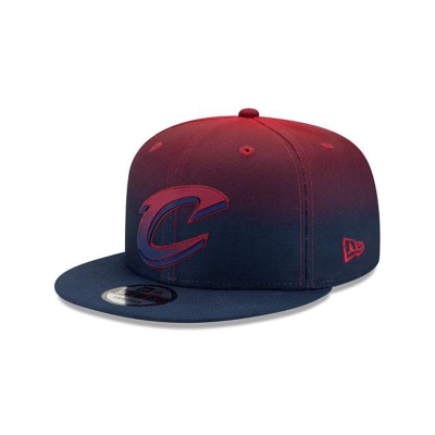 Red Cleveland Cavaliers Hat - New Era NBA Back Half 9FIFTY Snapback Caps USA4165209